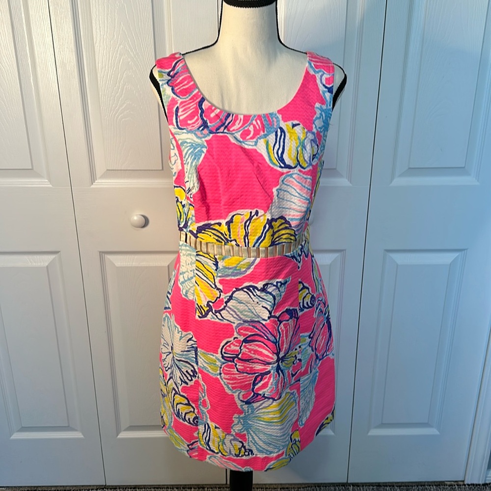 Lilly Pulitzer Kir Royal Swept by the tides cut out Iggy shift dress